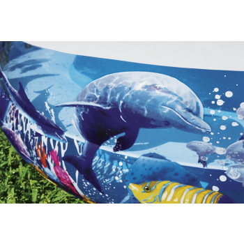 Basen dmuchany Morska Głębina 262x157x46cm dla dzieci 3+ BESTWAY + Łatka naprawcza